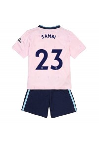 Fotbalové Dres Arsenal Albert Sambi Lokonga #23 Dětské Třetí Oblečení 2022-23 Krátký Rukáv (+ trenýrky)